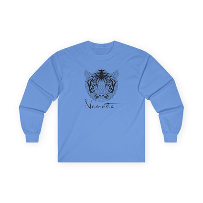 Namaste Tiger Long Sleeve Tee Carolina Blue Long-sleeve