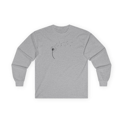 Kindness Dandelion Long Sleeve Tee Sport Grey Long-sleeve
