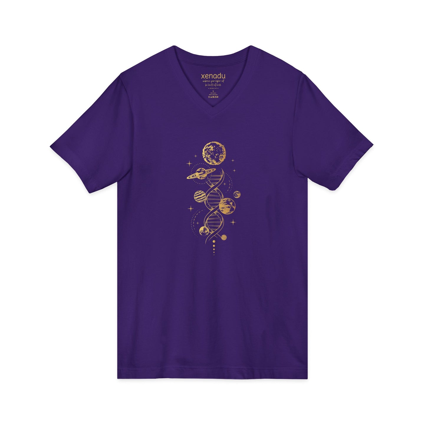 Cosmic DNA V-Neck Tee V-neck