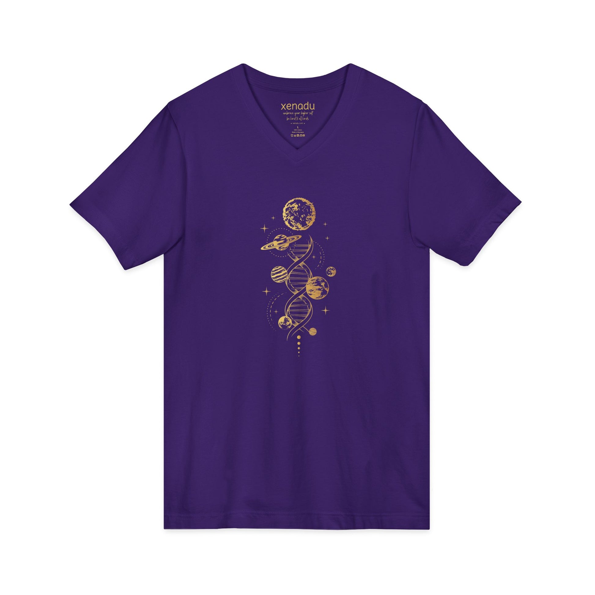 Cosmic DNA V-Neck Tee V-neck