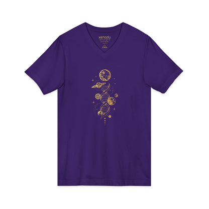Cosmic DNA V-Neck Tee V-neck