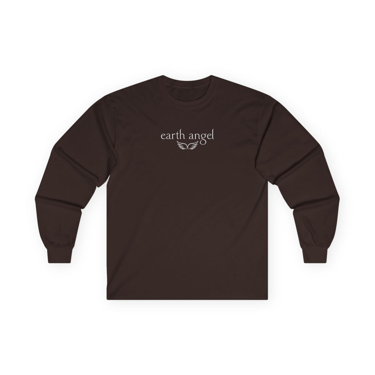 Earth Angel Long Sleeve Tee Dark Chocolate Long-sleeve