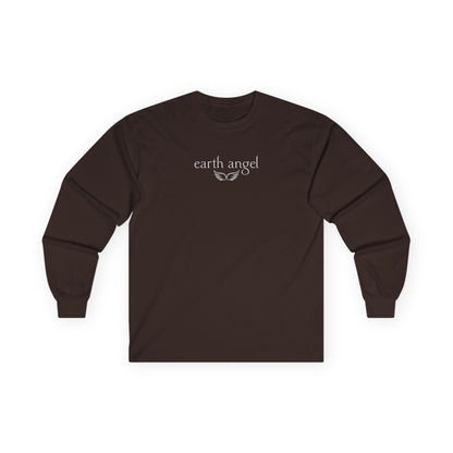 Earth Angel Long Sleeve Tee Dark Chocolate Long-sleeve