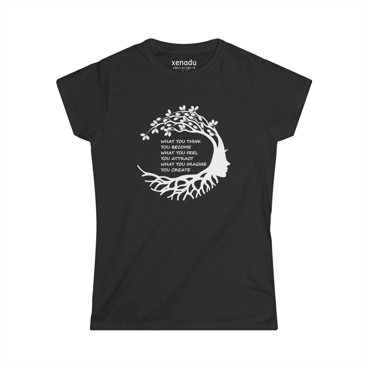 Become Attract Create Women's Tee Black
