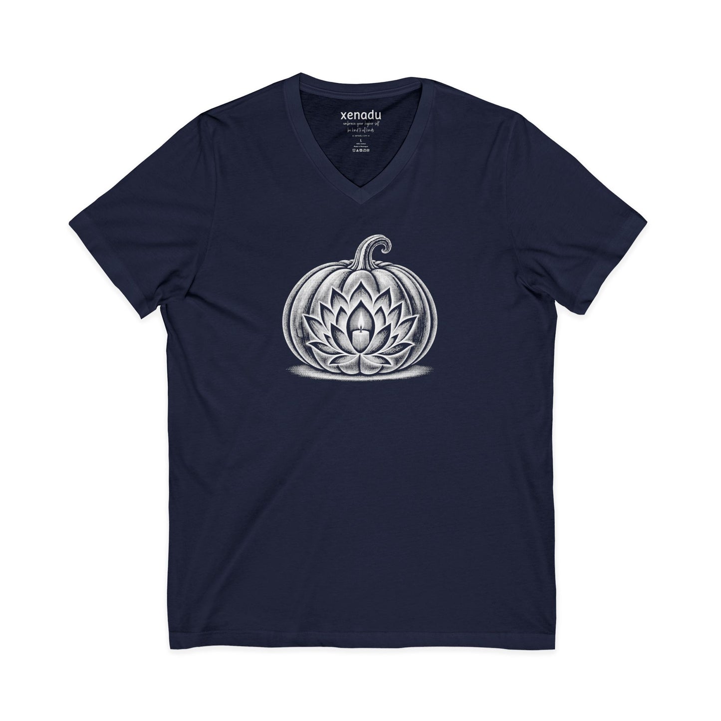 Bloom in the Dark V-Neck Tee