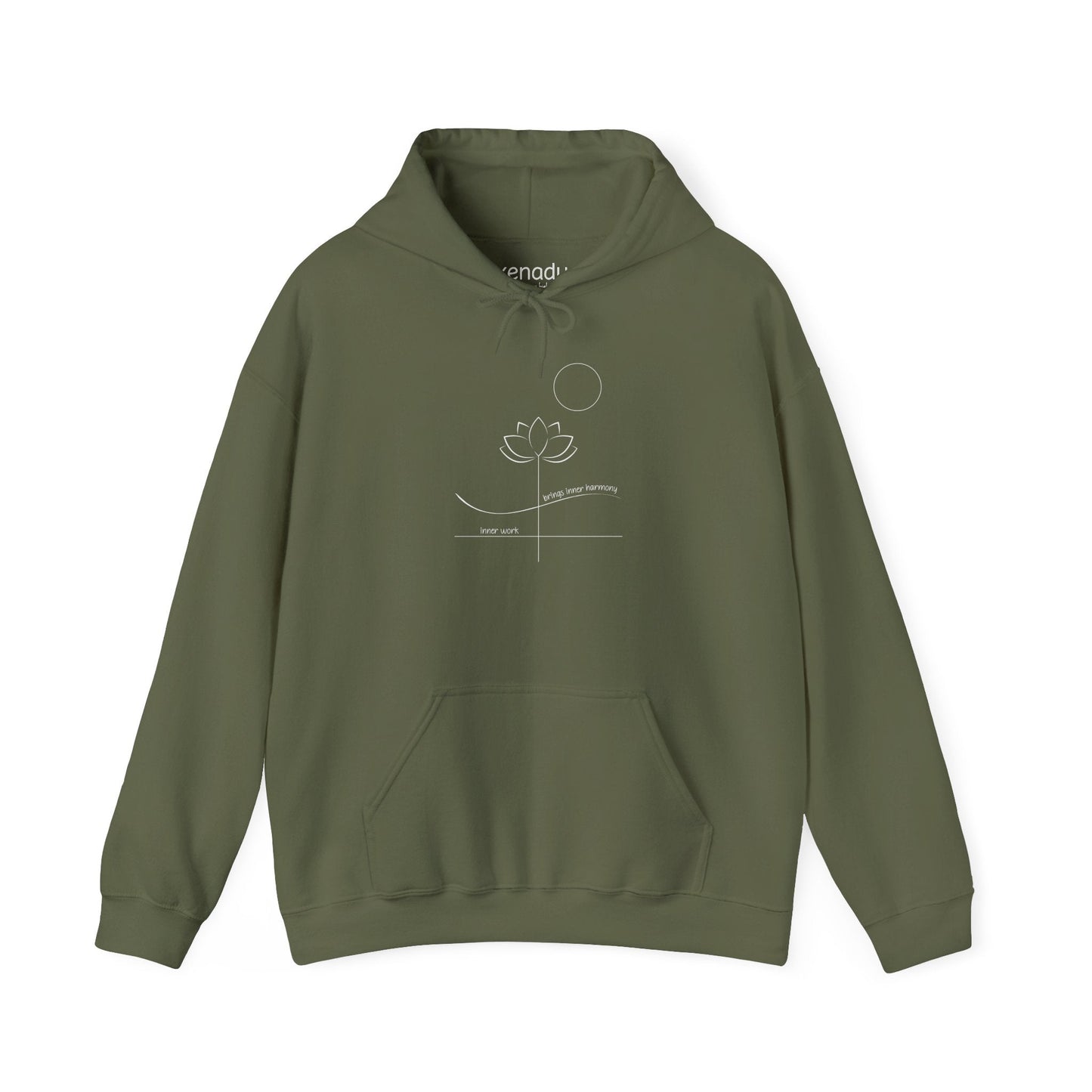 Inner Work Inner Harmony Hoodie Military Green Hoodie