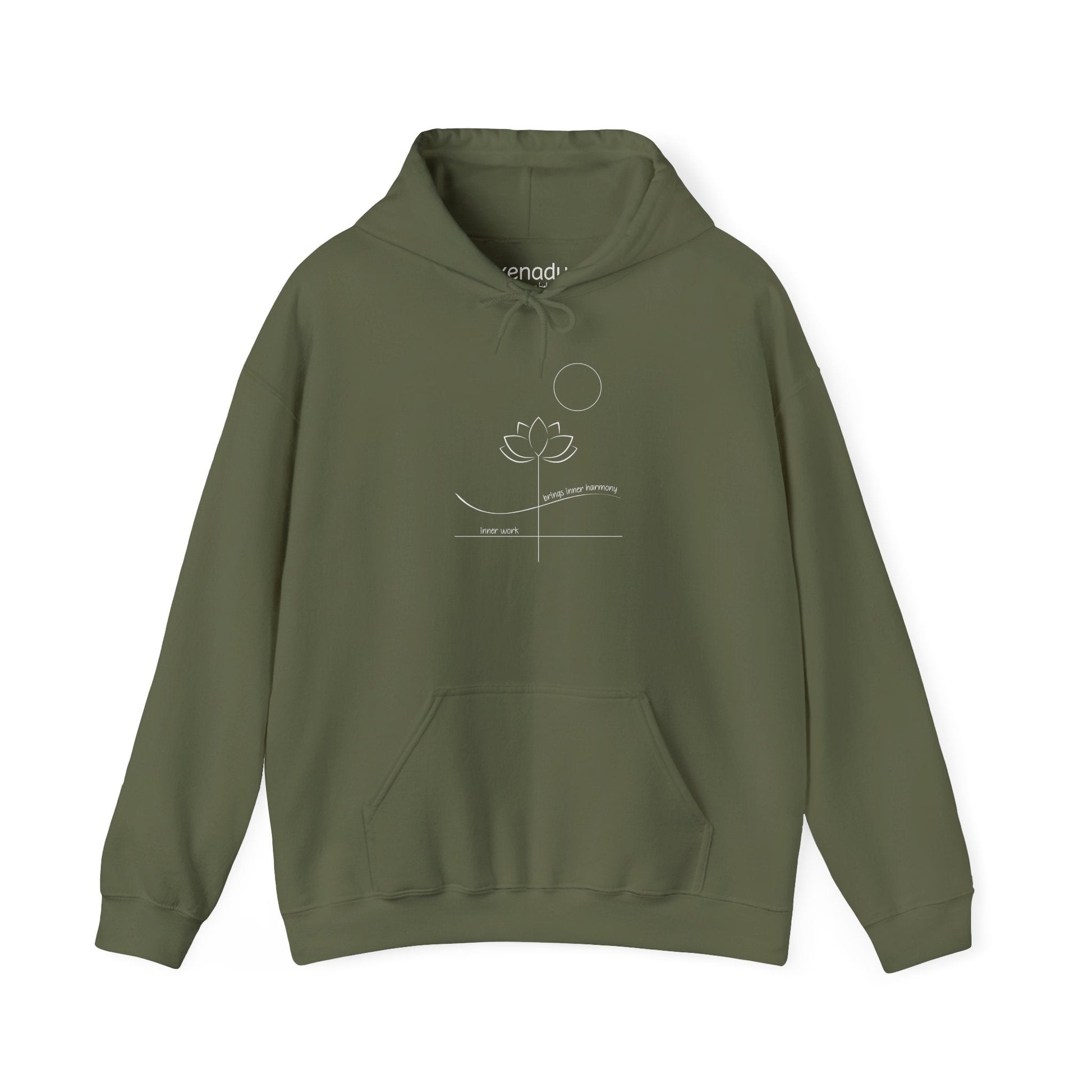 Inner Work Inner Harmony Hoodie Military Green Hoodie