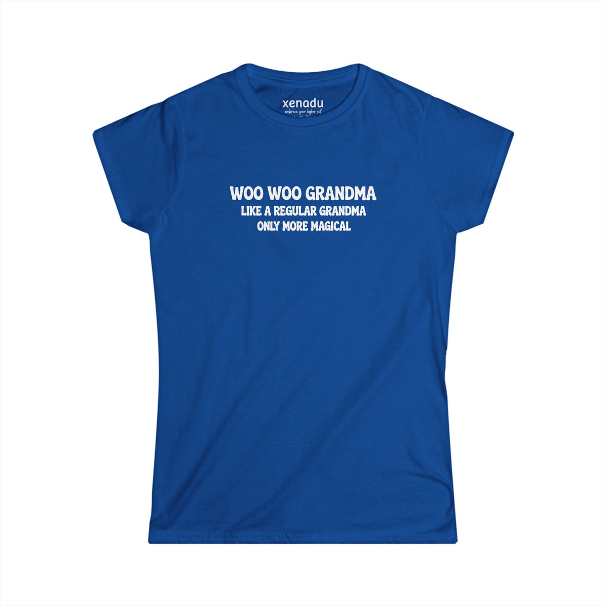 Woo Woo Grandma Women's Tee Royal Blue
