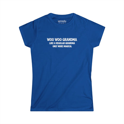 Woo Woo Grandma Women's Tee Royal Blue
