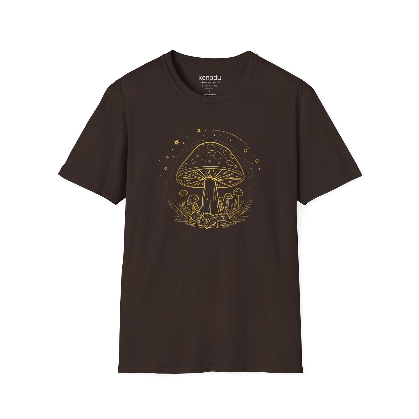 Golden Mushroom Sky Tee