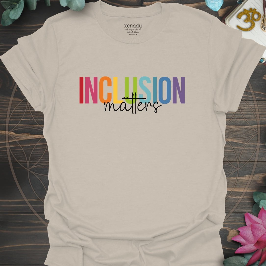 Inclusion Matters Tee Sand T-Shirt