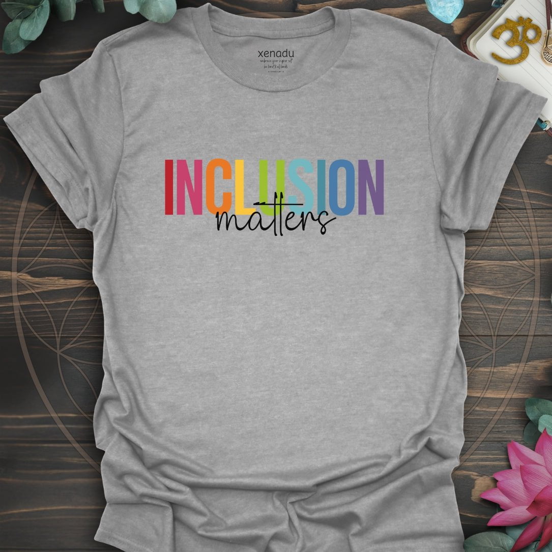 Inclusion Matters Tee Sport Grey T-Shirt