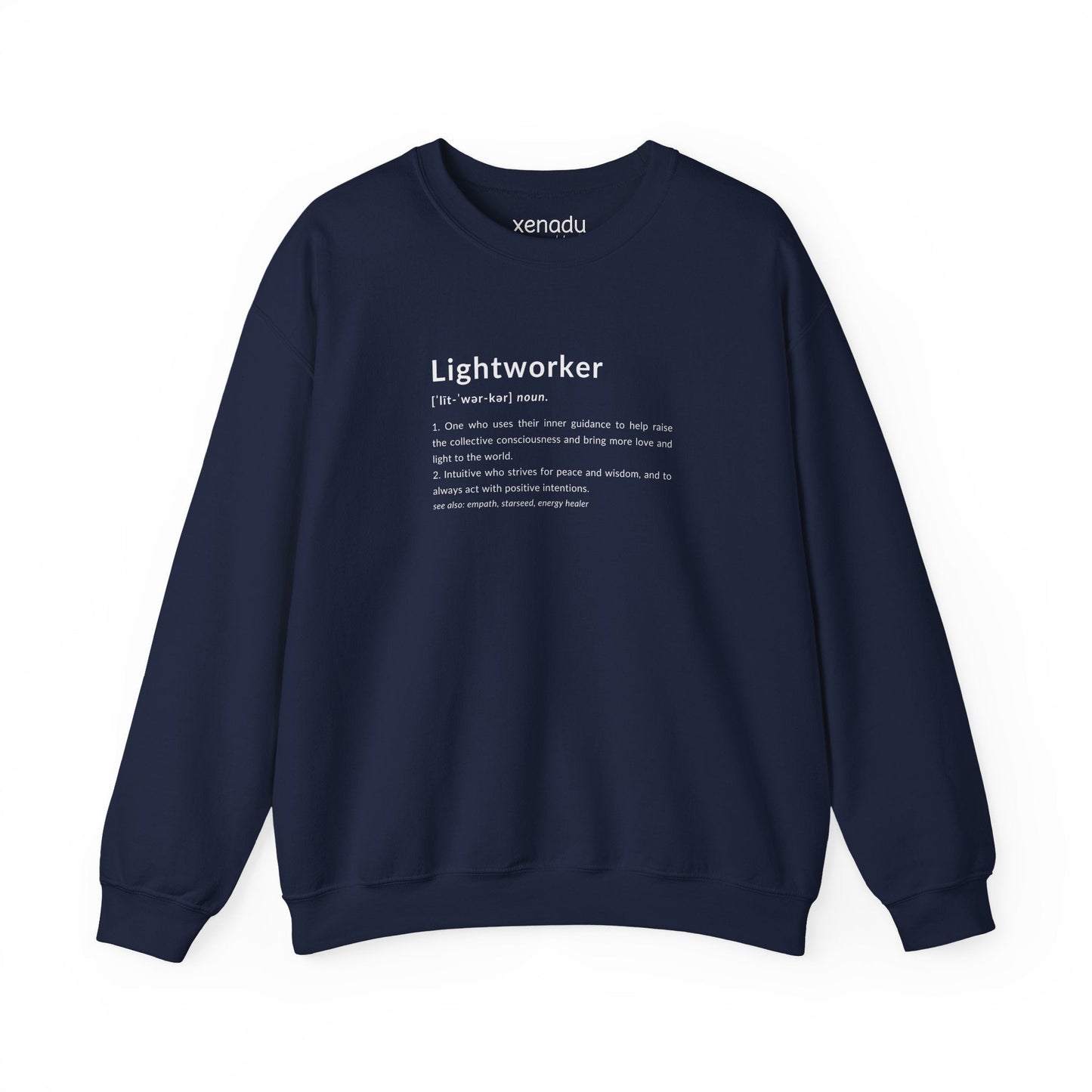 Lightworker Definition Sweatshirt Navy Sweatshirt