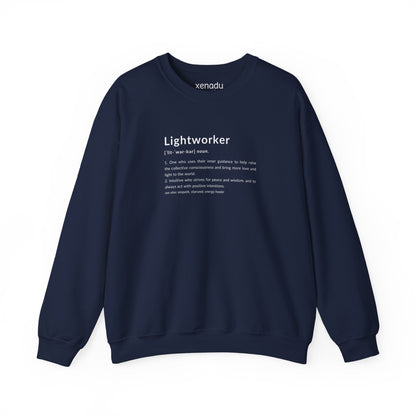 Lightworker Definition Sweatshirt Navy Sweatshirt