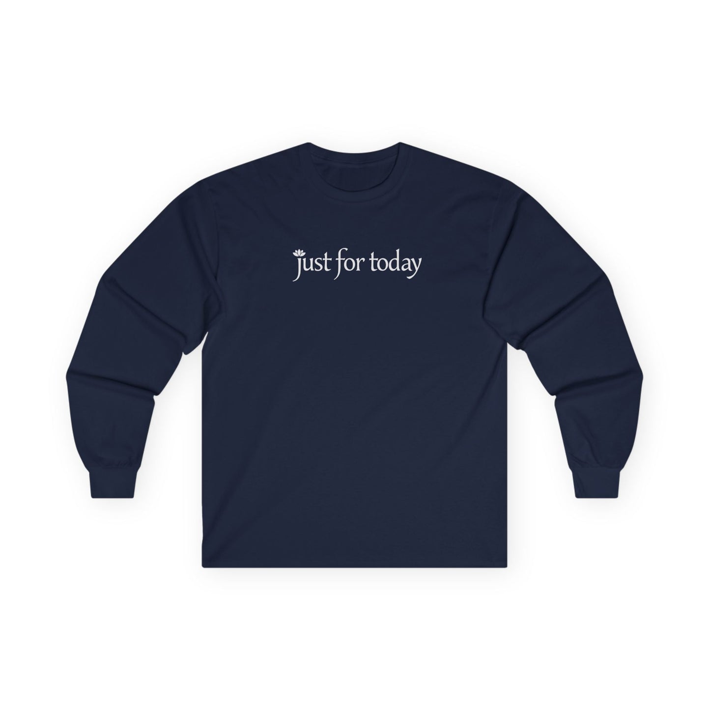 Just for Today Long Sleeve Navy Long-sleeve