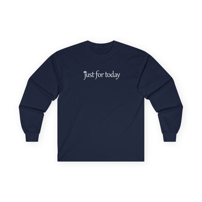 Just for Today Long Sleeve Navy Long-sleeve