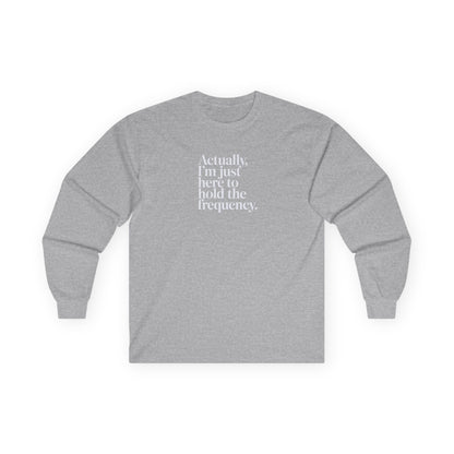 Hold the Frequency Long Sleeve Tee Sport Grey Long-sleeve