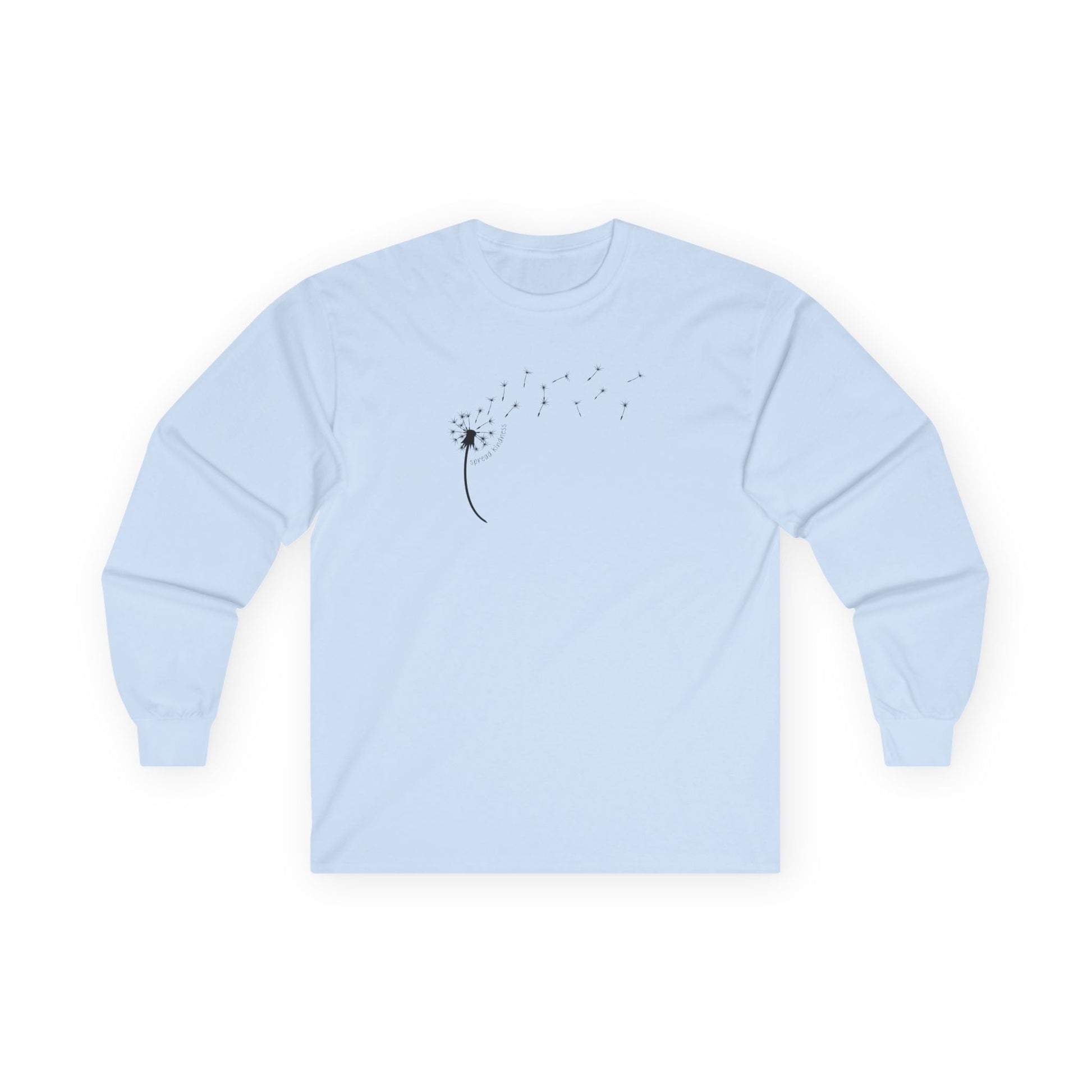 Kindness Dandelion Long Sleeve Tee Light Blue Long-sleeve