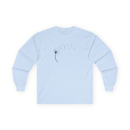 Kindness Dandelion Long Sleeve Tee Light Blue Long-sleeve