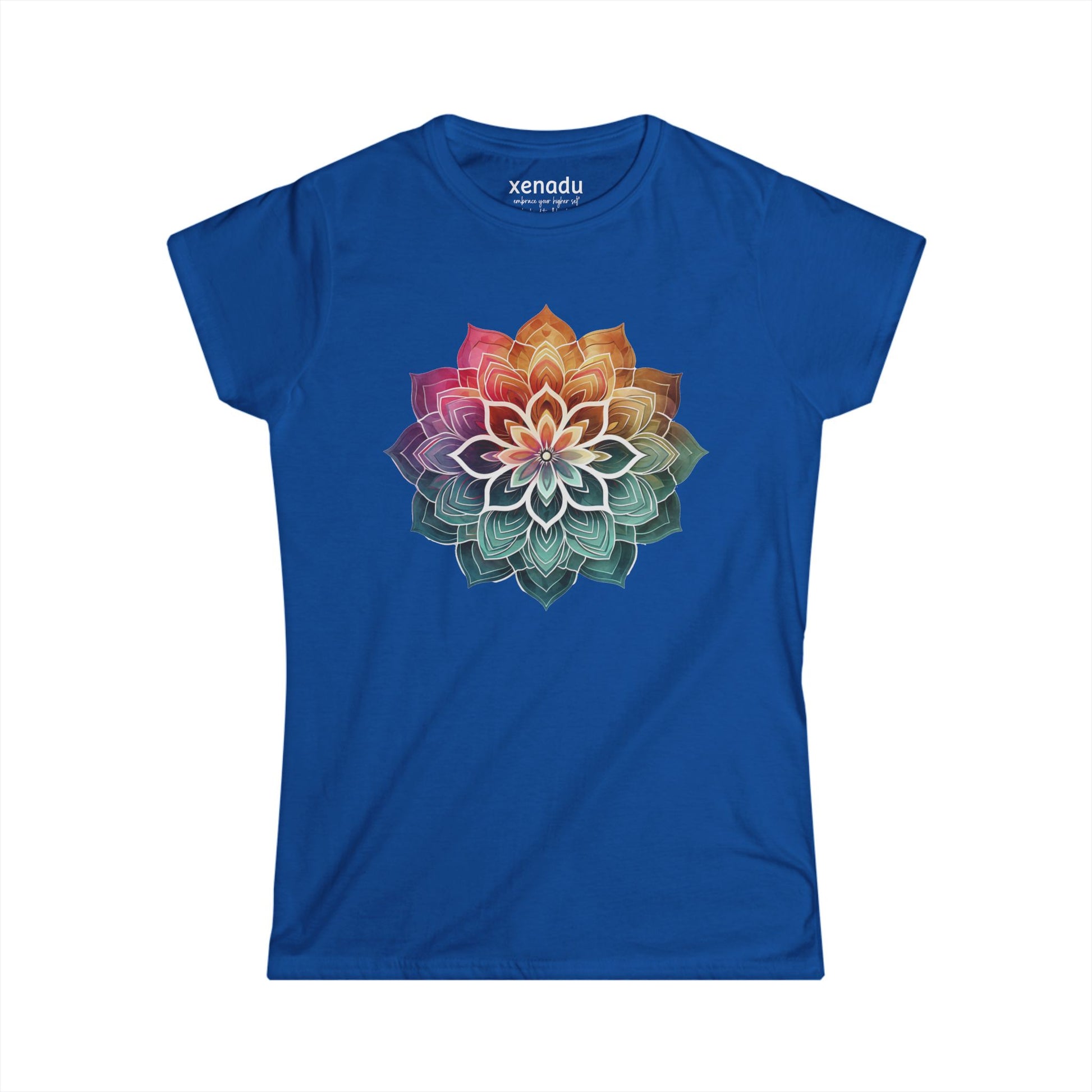 Boho Mandala Women's Tee Royal Blue