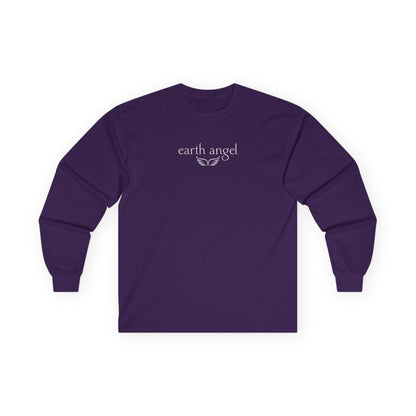 Earth Angel Long Sleeve Tee Purple Long-sleeve