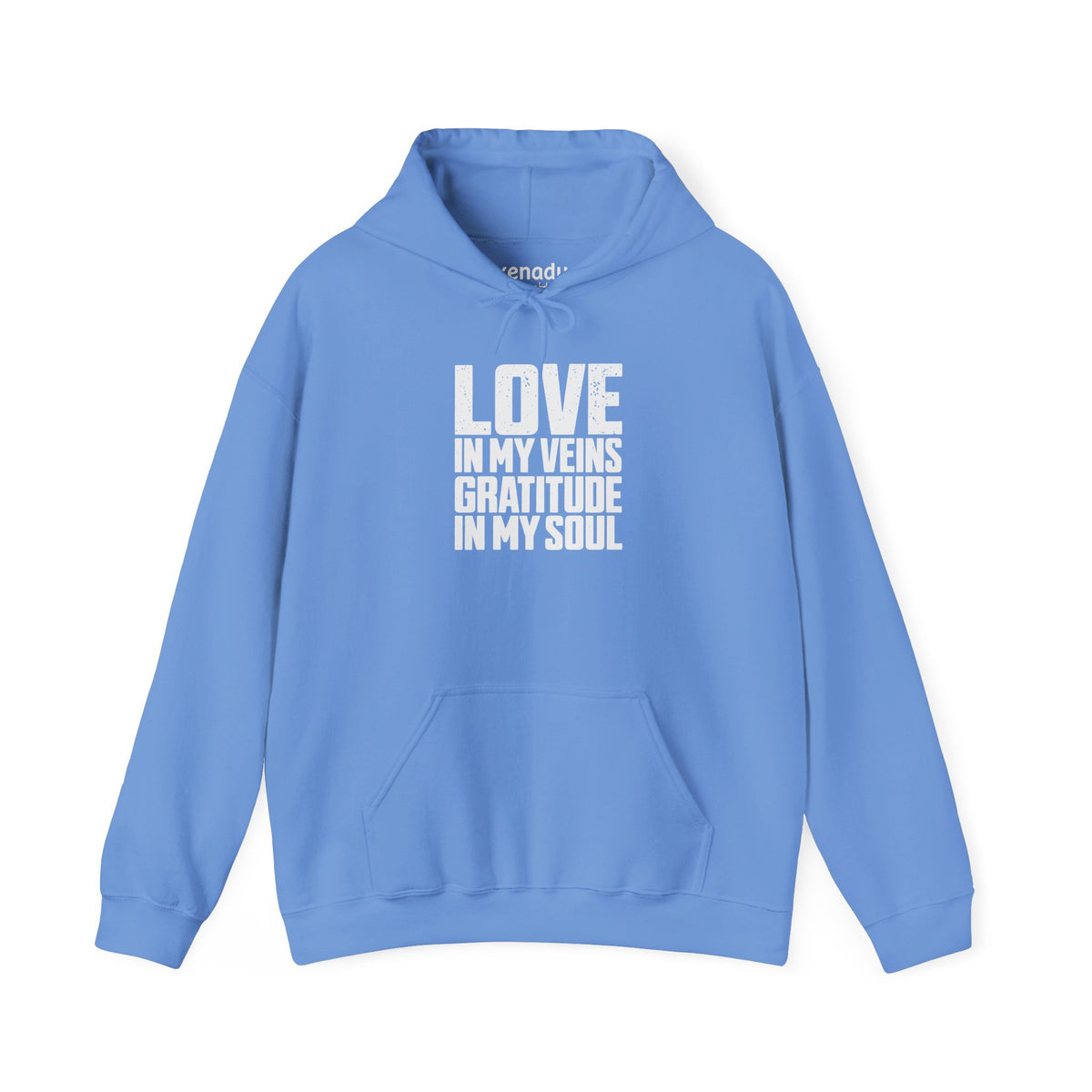Love In My Veins Hoodie Carolina Blue Hoodie