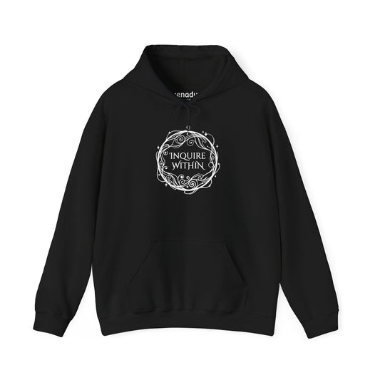 Inquire Within Hoodie Black Hoodie