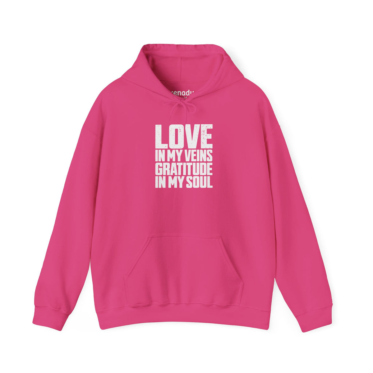 Love In My Veins Hoodie Heliconia Hoodie