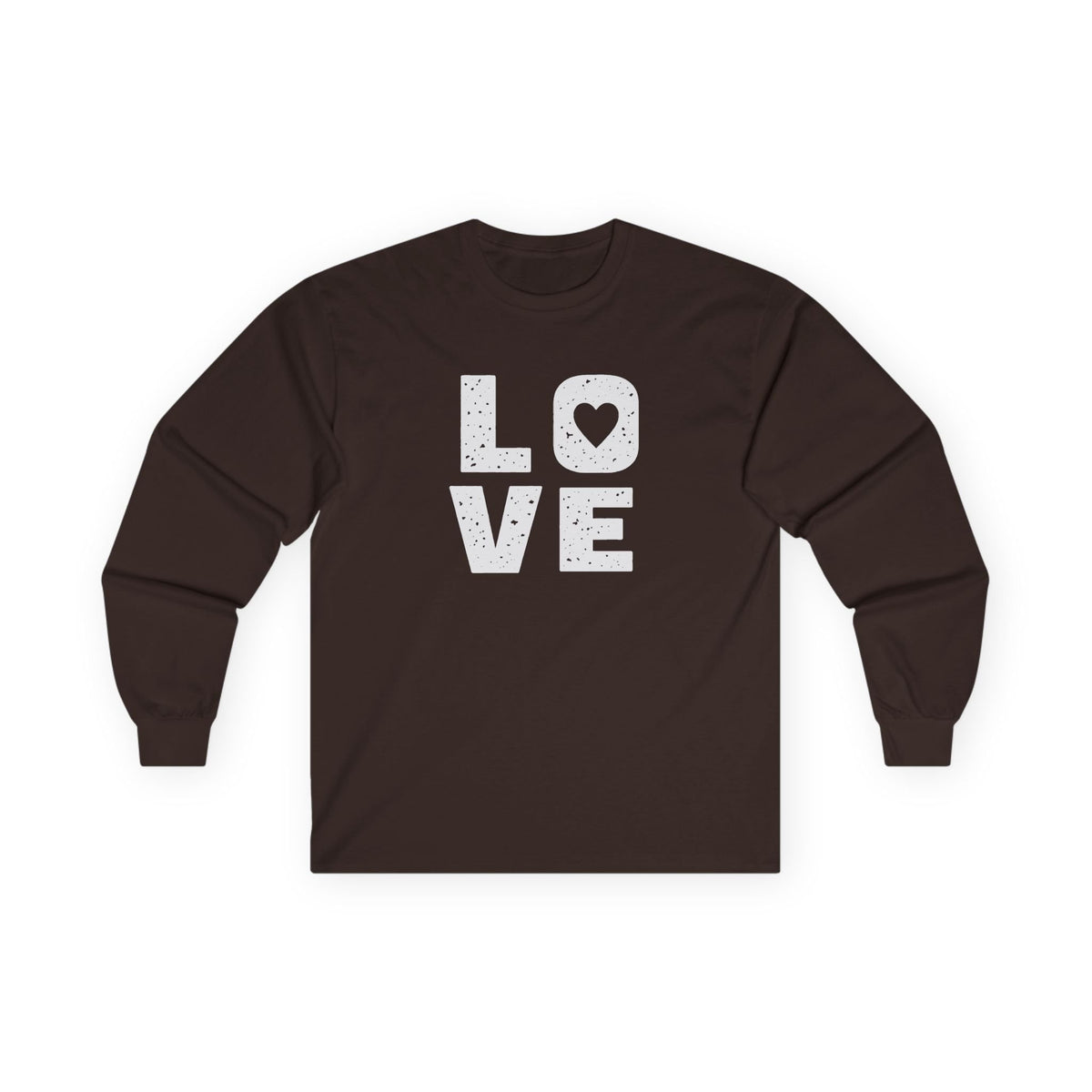 Big Love Long Sleeve Tee Dark Chocolate Long-sleeve