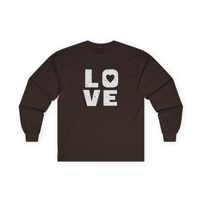Big Love Long Sleeve Tee Dark Chocolate Long-sleeve