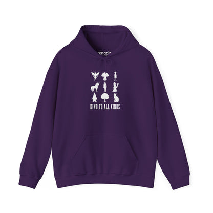 I'm Kind To All Kinds Hoodie Purple