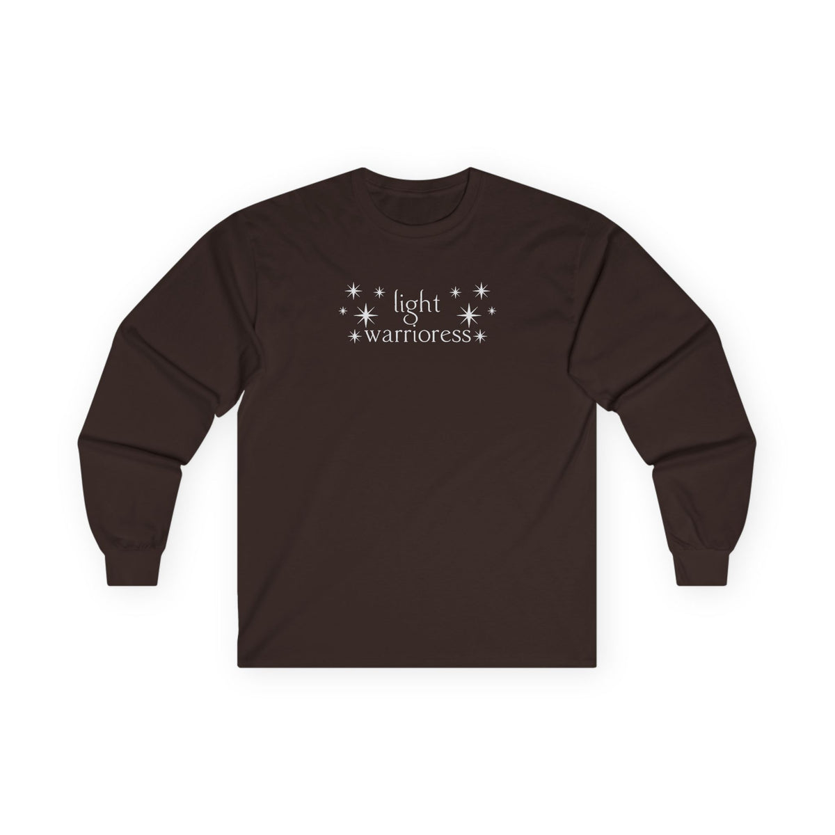 Light Warrioress Long Sleeve Tee Dark Chocolate Long-sleeve
