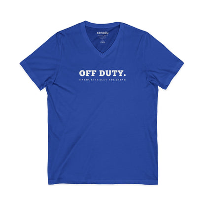 Off Duty Energetically V-Neck Tee True Royal V-neck