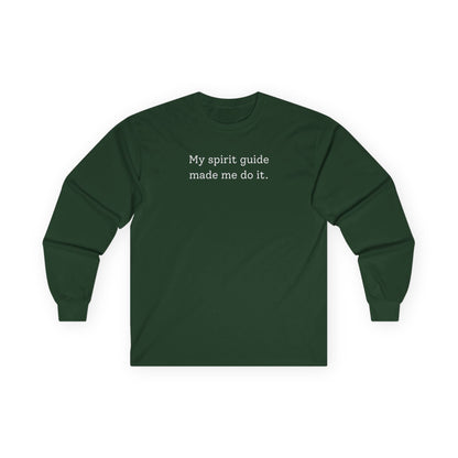 My Spirit Guide Long Sleeve Tee Forest Green Long-sleeve