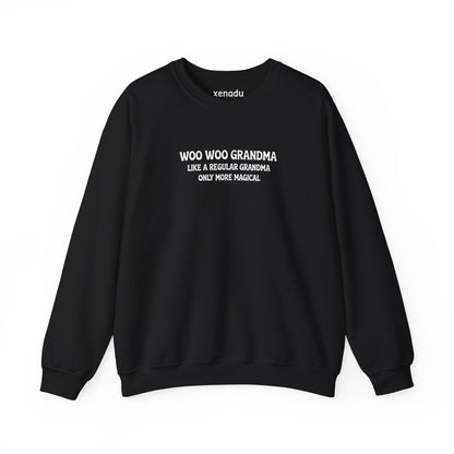 Woo Woo Grandma Sweatshirt Black Sweatshirt