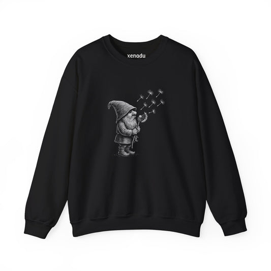 Wishing Gnome Sweatshirt Black