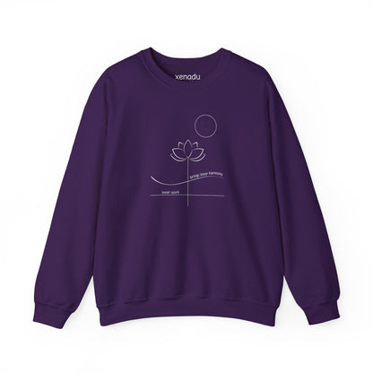 Inner Work Inner Harmony Sweatshirt Purple Sweatshirt