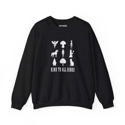 I'm Kind To All Kinds Sweatshirt Black