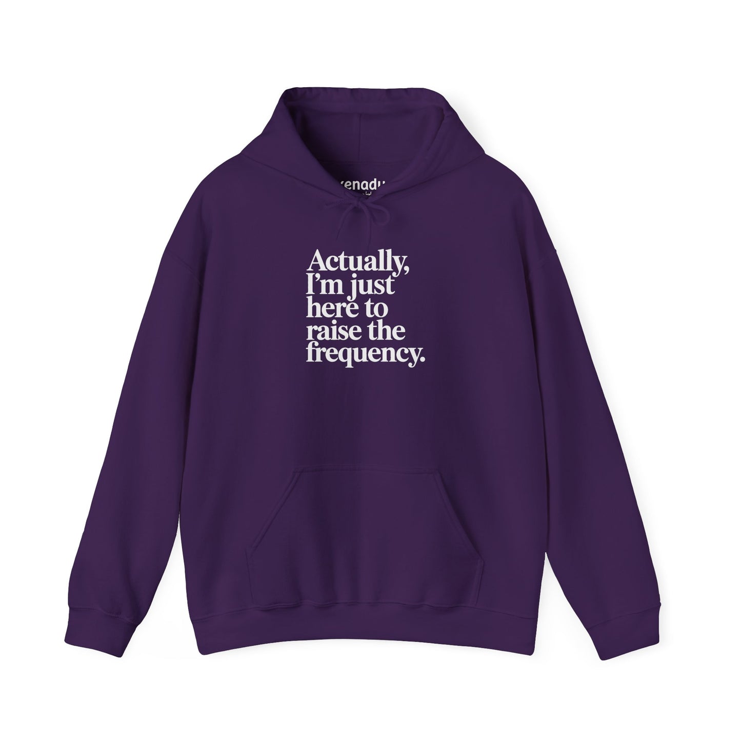 Raise the Frequency Hoodie Purple
