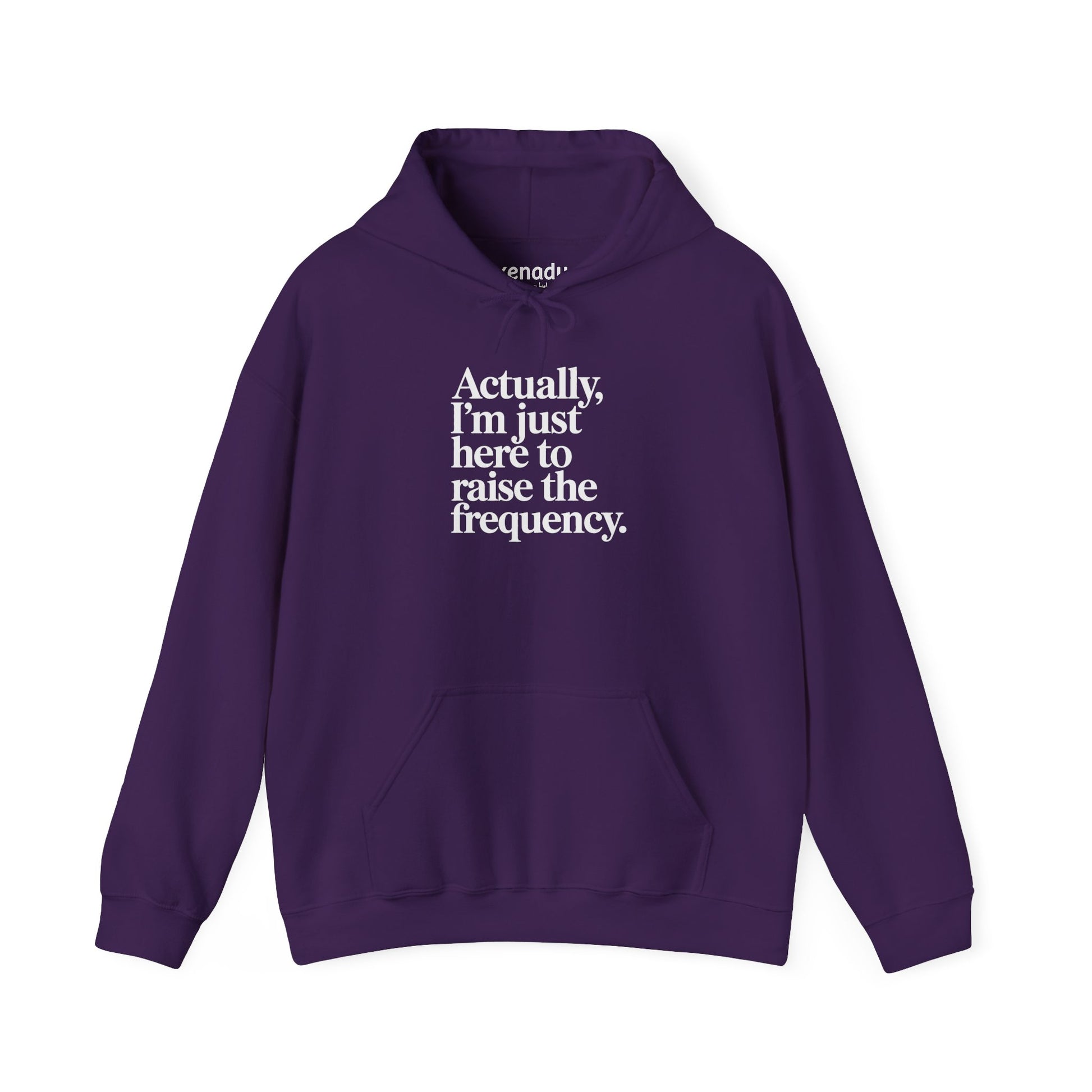 Raise the Frequency Hoodie Purple