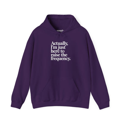 Raise the Frequency Hoodie Purple