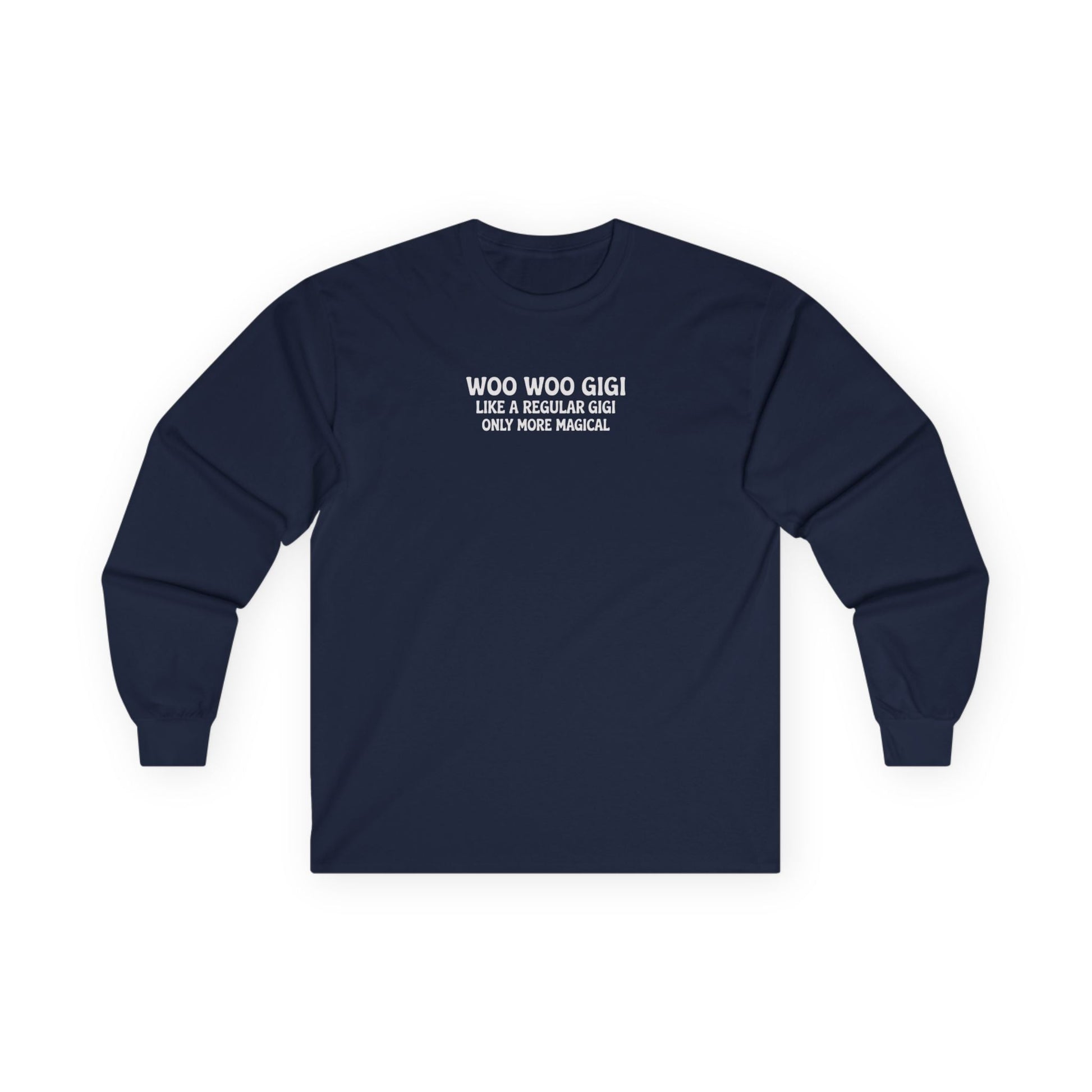 Woo Woo Gigi Long Sleeve Tee Navy Long-sleeve