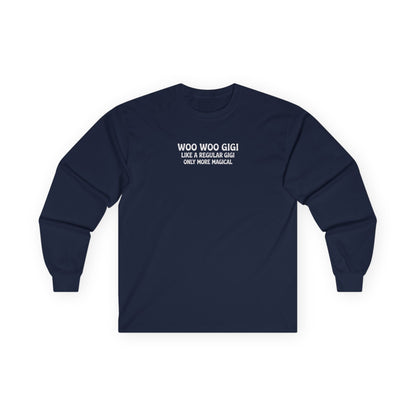 Woo Woo Gigi Long Sleeve Tee Navy Long-sleeve