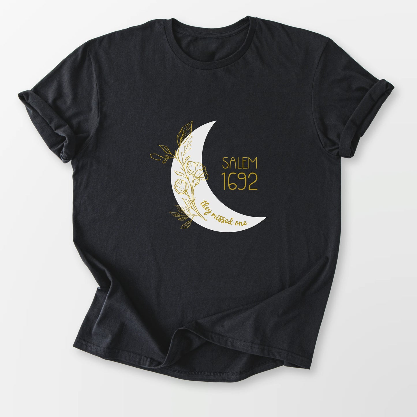 1692 Missed One Moon Tee Black T-Shirt