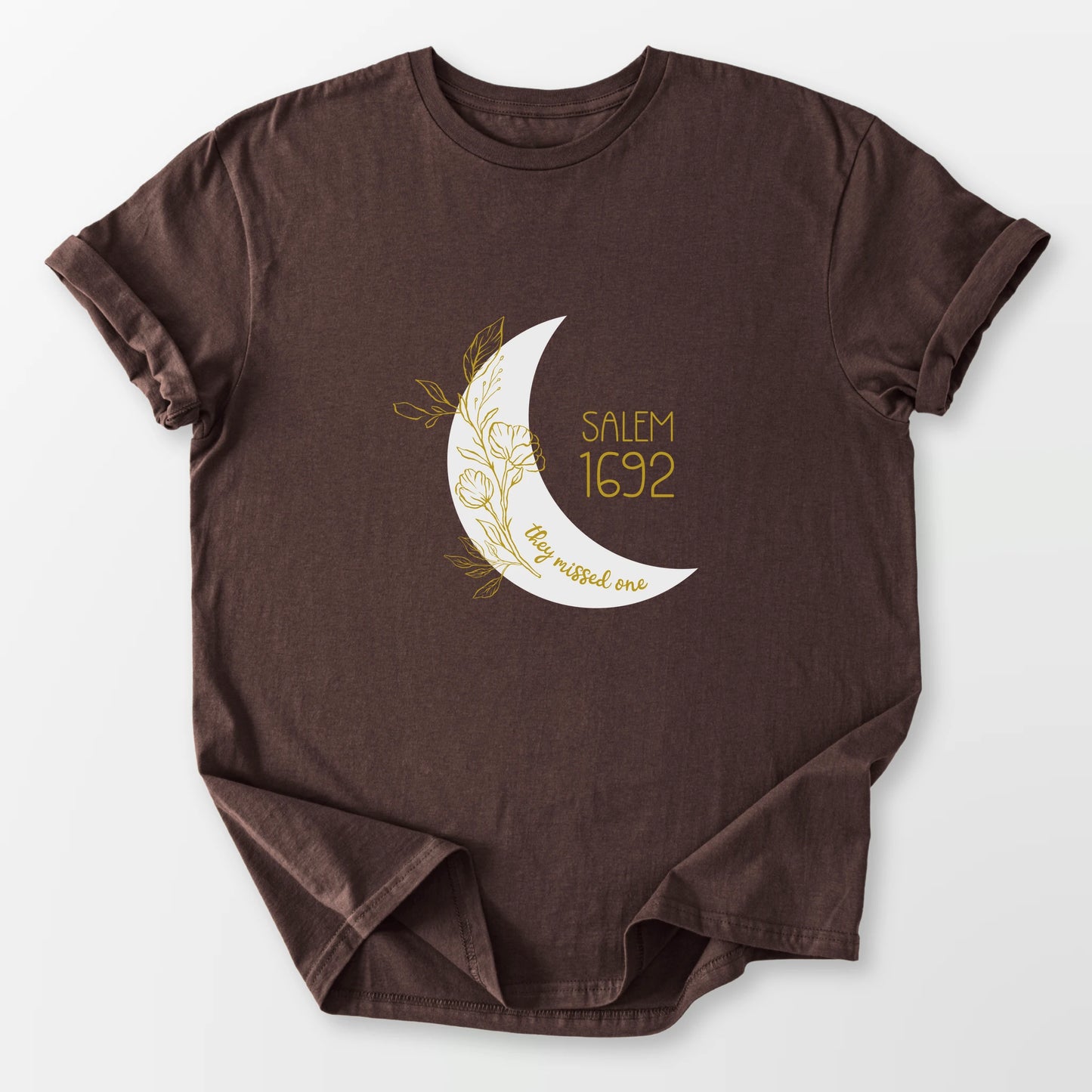 1692 Missed One Moon Tee Dark Chocolate T-Shirt