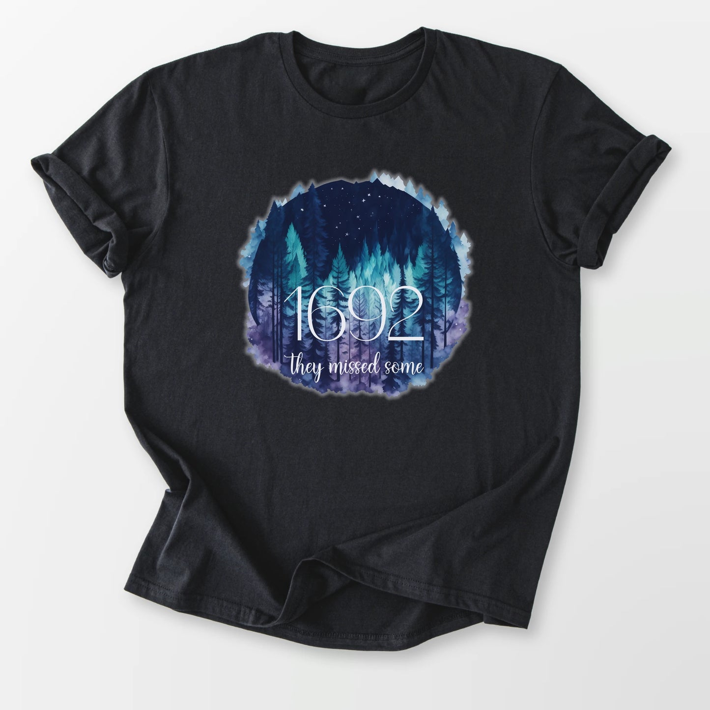 1692 Missed Some Forest Tee Black T-Shirt