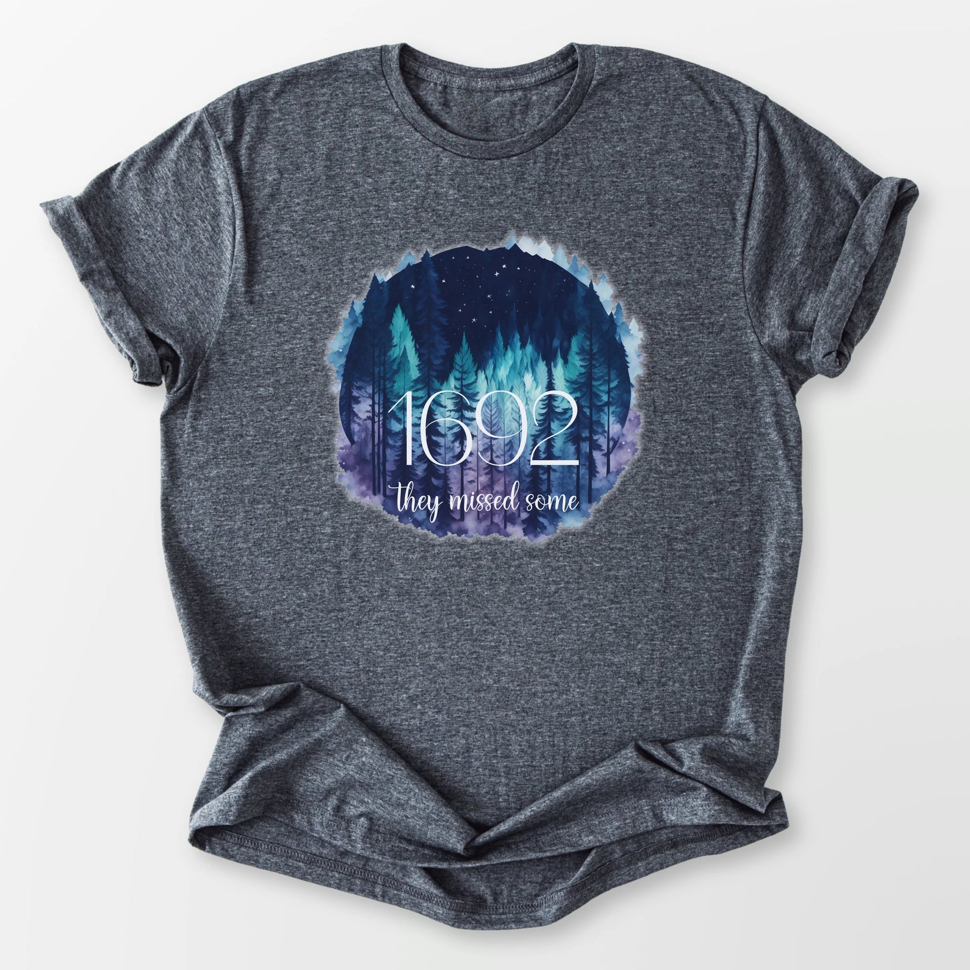 1692 Missed Some Forest Tee Dark Heather Grey T-Shirt