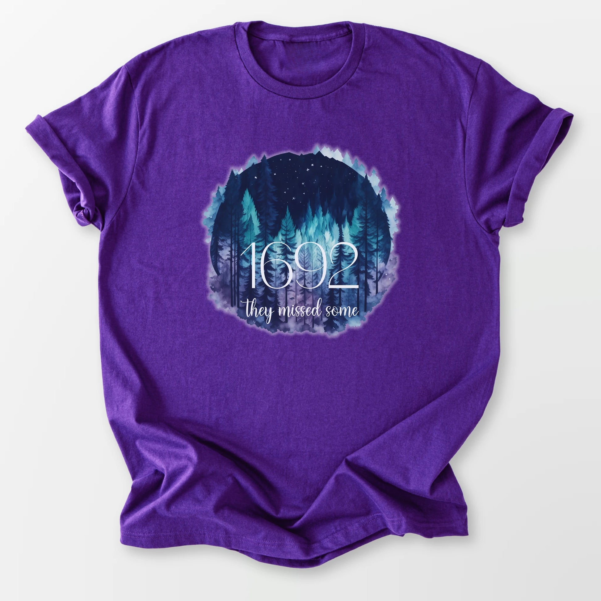 1692 Missed Some Forest Tee Purple T-Shirt