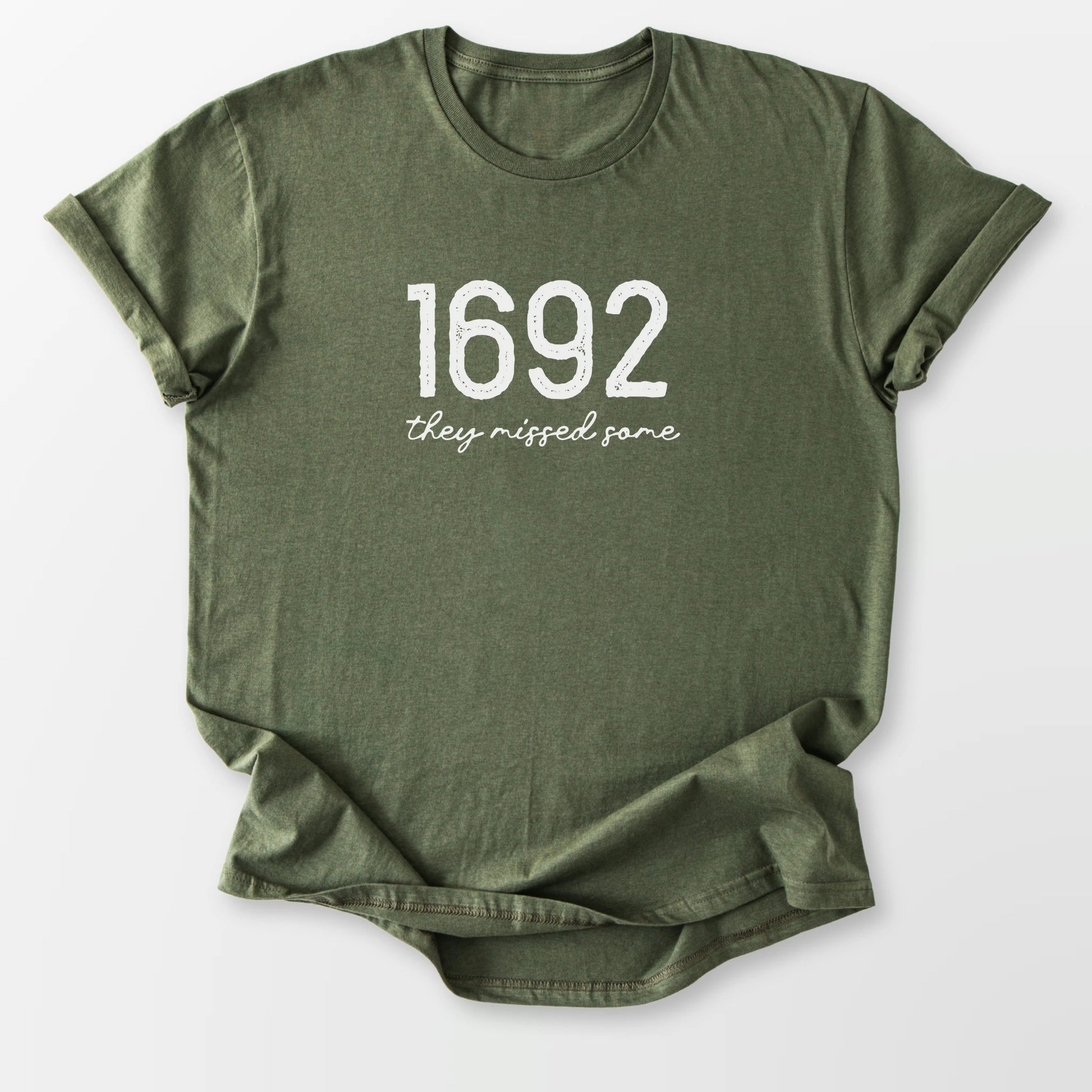 1692 Missed Some Vintage Tee Military Green T-Shirt