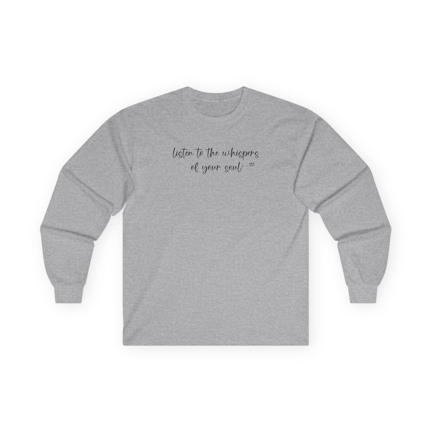 Listen to the Whispers Long Sleeve Tee Sport Grey Long-sleeve